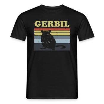 Rennmaus - Männer T-Shirt - Schwarz - Vorne - AI Model Male 178 light (178cm)