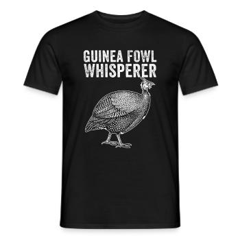 Perlhuhn - Männer T-Shirt - Schwarz - Vorne - AI Model Male 178 light (178cm)