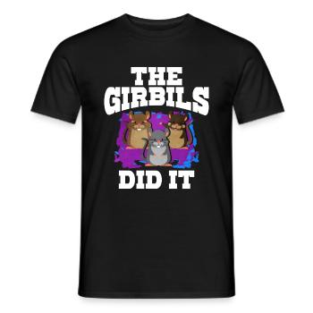 Rennmaus Maus Geschenk - Männer T-Shirt - Schwarz - Vorne - AI Model Male 178 light (178cm)