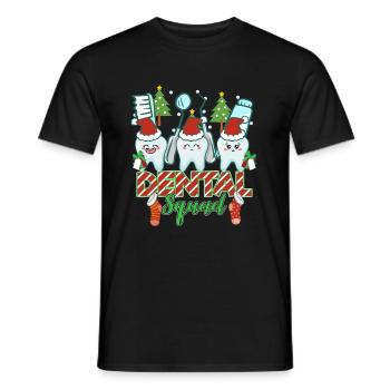 Zahn Zähne Zahnarzt Zahnmedizinische Angestellte - Männer T-Shirt - Schwarz - Vorne - AI Model Male 178 light (178cm)