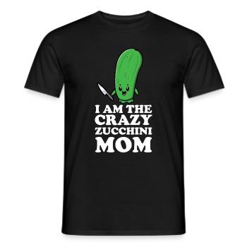 Zucchini - Männer T-Shirt - Schwarz - Vorne - AI Model Male 178 light (178cm)