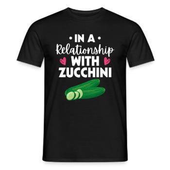 Zucchini - Männer T-Shirt - Schwarz - Vorne - AI Model Male 178 light (178cm)