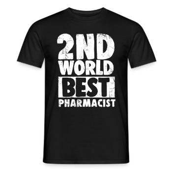 Pharmacien - T-shirt homme - noir - Devant - AI Model Male 178 light (178cm)