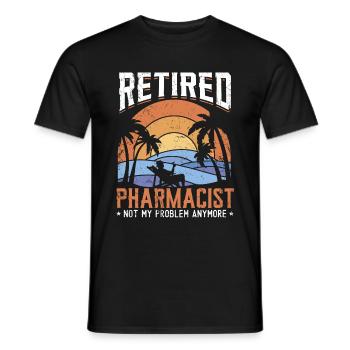 Pharmacist - Men's T-Shirt - black - Front - AI Model Male 178 light (178cm)