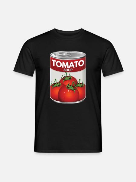Große Dose Tomatensuppe - Männer T-Shirt - Schwarz