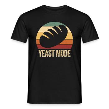 Weinlese-Hefe-Modus - Männer T-Shirt - Schwarz - Vorne - AI Model Male 178 light (178cm)