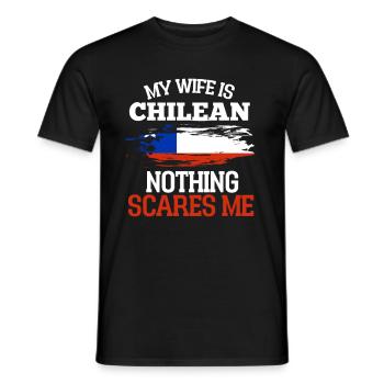 Chili - T-shirt homme - noir - Devant - AI Model Male 178 light (178cm)