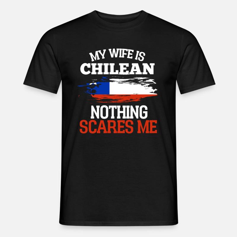 Chile - Männer T-Shirt - Schwarz