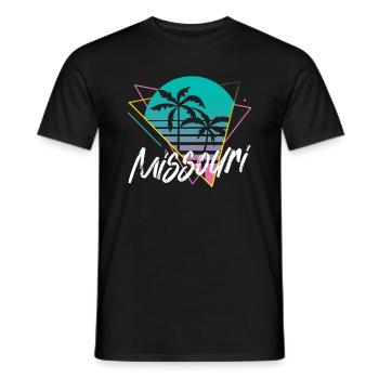 Missouri - Men's T-Shirt - black - Front - AI Model Male 178 light (178cm)