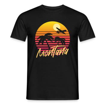Montana - T-shirt homme - noir - Devant - AI Model Male 178 light (178cm)