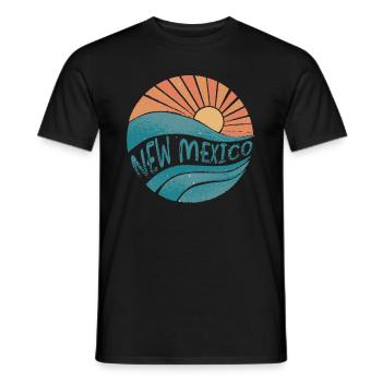 Nouveau-Mexique - T-shirt homme - noir - Devant - AI Model Male 178 light (178cm)