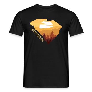 South Carolina - Männer T-Shirt - Schwarz - Vorne - AI Model Male 178 light (178cm)
