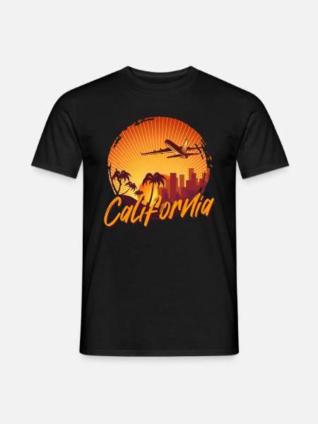 California - Men's T-Shirt - black