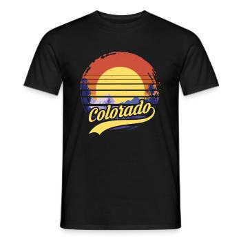 Colorado - T-shirt homme - noir - Devant - AI Model Male 178 light (178cm)
