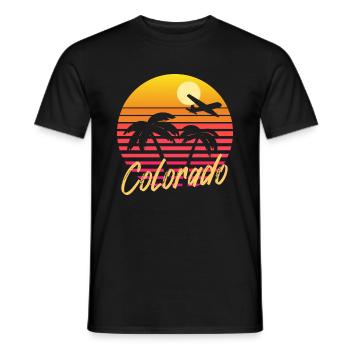 Colorado - T-shirt homme - noir - Devant - AI Model Male 178 light (178cm)