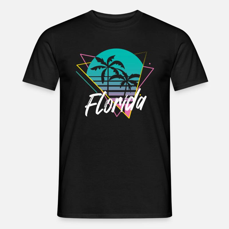 florida - Männer T-Shirt - Schwarz