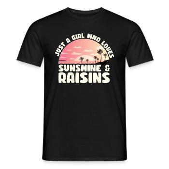 Raisins secs - T-shirt homme - noir - Devant - AI Model Male 178 light (178cm)