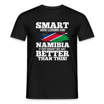 Namibia - Men's T-Shirt - black - Front - AI Model Male 178 light (178cm)