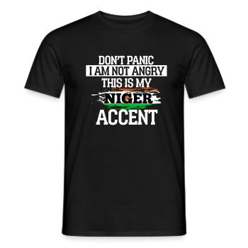Niger - Men's T-Shirt - black - Front - AI Model Male 178 light (178cm)