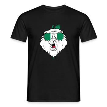 Nigeria - Men's T-Shirt - black - Front - AI Model Male 178 light (178cm)