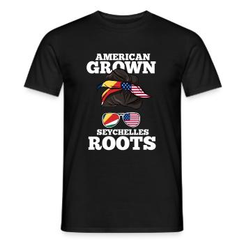 Seychelles - Men's T-Shirt - black - Front - AI Model Male 178 light (178cm)