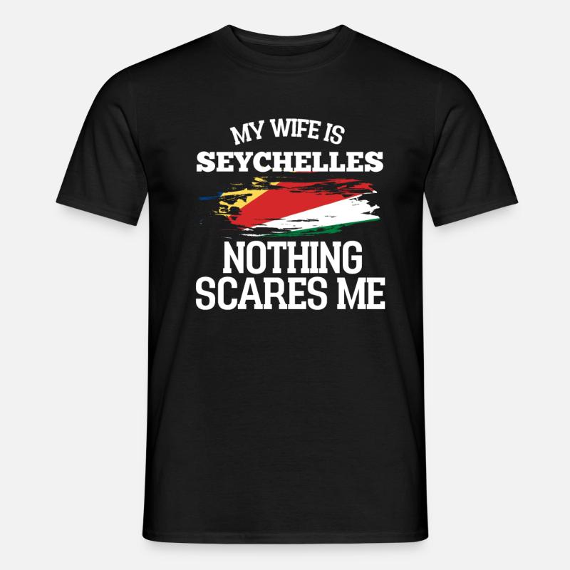 Seychellen - Männer T-Shirt - Schwarz
