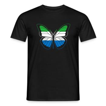 Sierra Leone - Männer T-Shirt - Schwarz - Vorne - AI Model Male 178 light (178cm)
