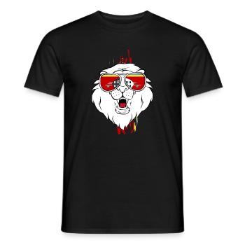 Swaziland - T-shirt homme - noir - Devant - AI Model Male 178 light (178cm)