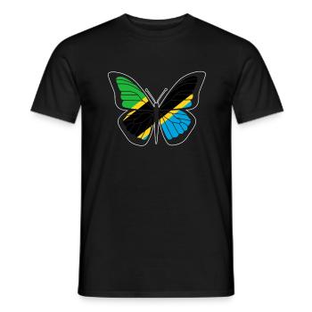 Tanzania - Men's T-Shirt - black - Front - AI Model Male 178 light (178cm)