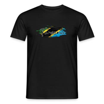 Tanzania - Men's T-Shirt - black - Front - AI Model Male 178 light (178cm)