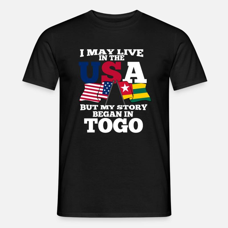 Togo - Männer T-Shirt - Schwarz