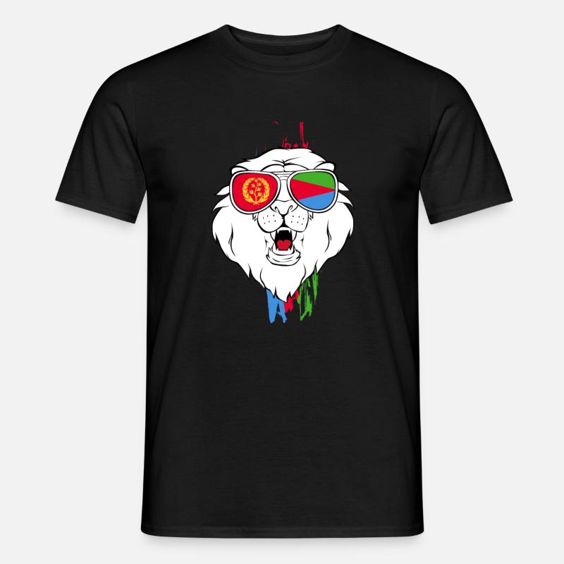 Eritrea - Männer T-Shirt - Schwarz