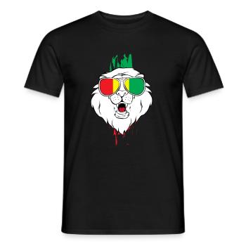 Reine de Guinée - T-shirt homme - noir - Devant - AI Model Male 178 light (178cm)