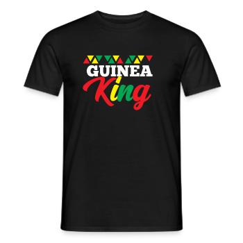 Reine de Guinée - T-shirt homme - noir - Devant - AI Model Male 178 light (178cm)
