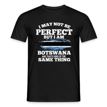 Botswana - Men's T-Shirt - black - Front - AI Model Male 178 light (178cm)