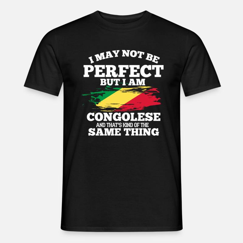 Kongo - Männer T-Shirt - Schwarz