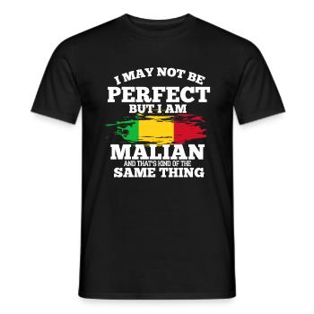 Mauritania - Men's T-Shirt - black - Front - AI Model Male 178 light (178cm)