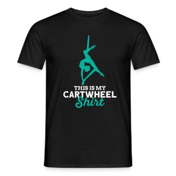 Acrobatic Gymnastic Sport Geschenk - Männer T-Shirt - Schwarz - Vorne - AI Model Male 178 light (178cm)