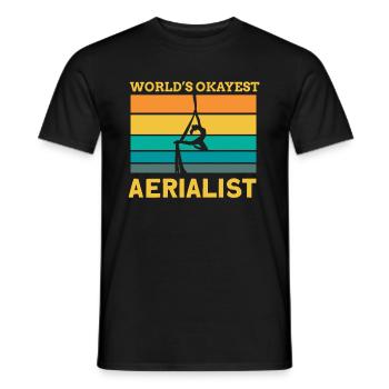 Acrobatic Gymnastic Sport Geschenk - Männer T-Shirt - Schwarz - Vorne - AI Model Male 178 light (178cm)
