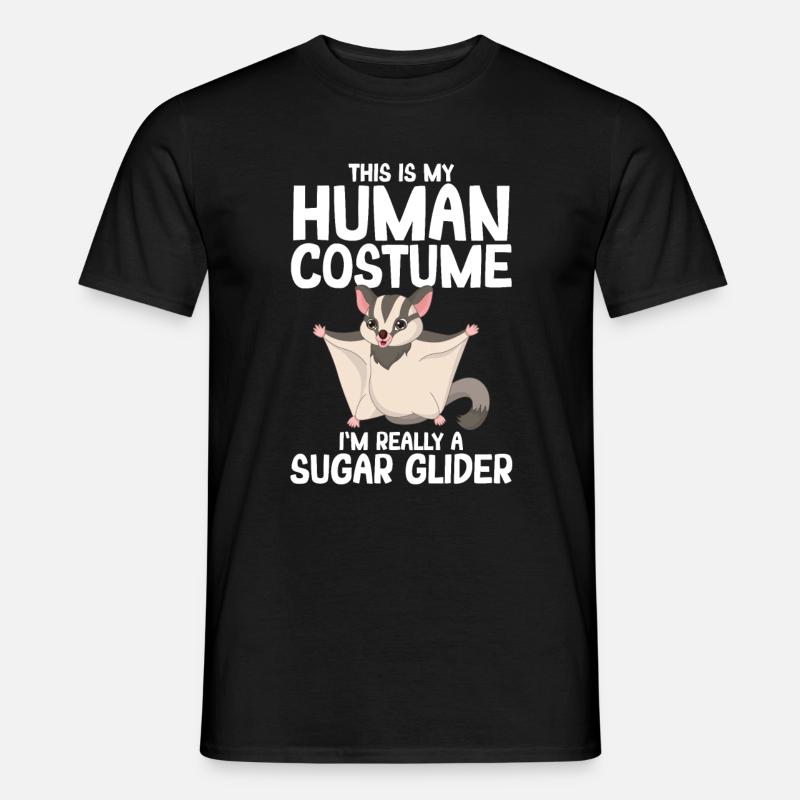 Sugar Glider Flughörnchen - Männer T-Shirt - Schwarz