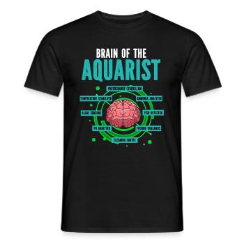 Aquarium Fish Gift - Men's T-Shirt - black - Front - AI Model Male 178 light (178cm)