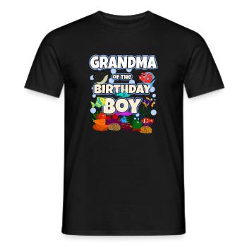Aquarium Fish Gift - Men's T-Shirt - black - Front - AI Model Male 178 light (178cm)