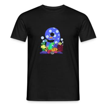 Aquarium Fish Gift - Men's T-Shirt - black - Front - AI Model Male 178 light (178cm)