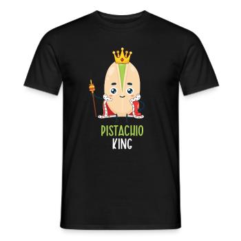 Pistache Pistache Nourriture Noël - T-shirt homme - noir - Devant - AI Model Male 178 light (178cm)