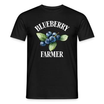 Blauberren Blauberre Geschenk - Männer T-Shirt - Schwarz - Vorne - AI Model Male 178 light (178cm)