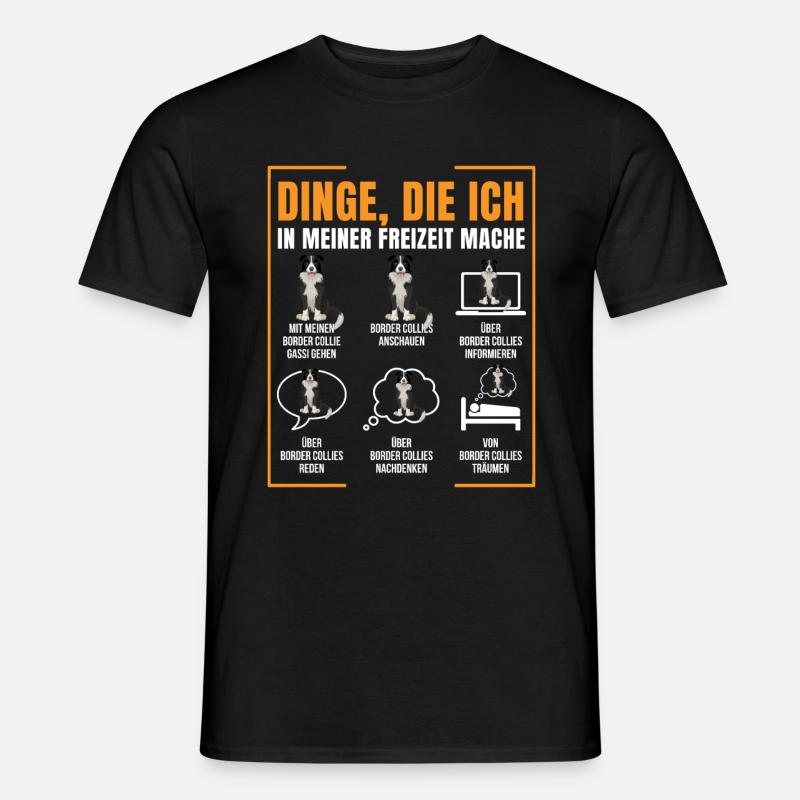 Border Collie - Männer T-Shirt - Schwarz