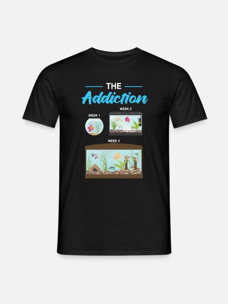 Aquarium - Männer T-Shirt - Schwarz