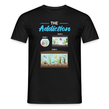 Aquarium - T-shirt homme - noir - Devant - AI Model Male 178 light (178cm)