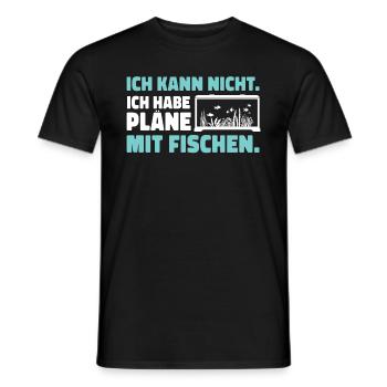 Aquarium - T-shirt homme - noir - Devant - AI Model Male 178 light (178cm)