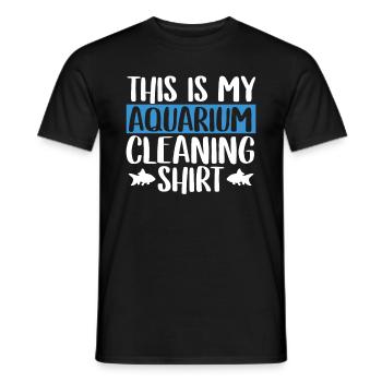 Aquarium - T-shirt homme - noir - Devant - AI Model Male 178 light (178cm)